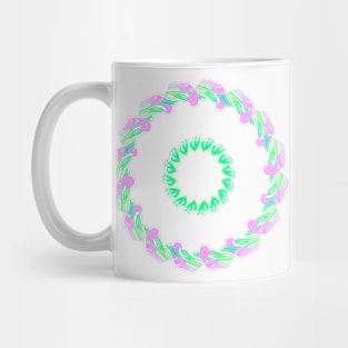 Green mandala Mug